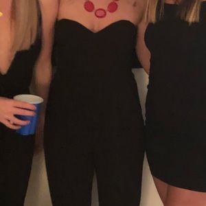 Express strapless jumpsuit